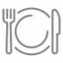 Flat line icons design-Restaurant 1